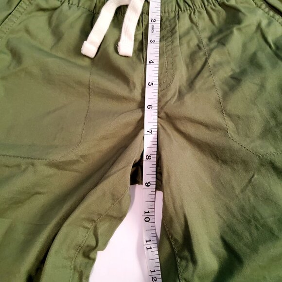 Cat & Jack Boys Green Straight Leg Pants Size 7 Elastic waistband with drawstrin - Picture 4 of 10